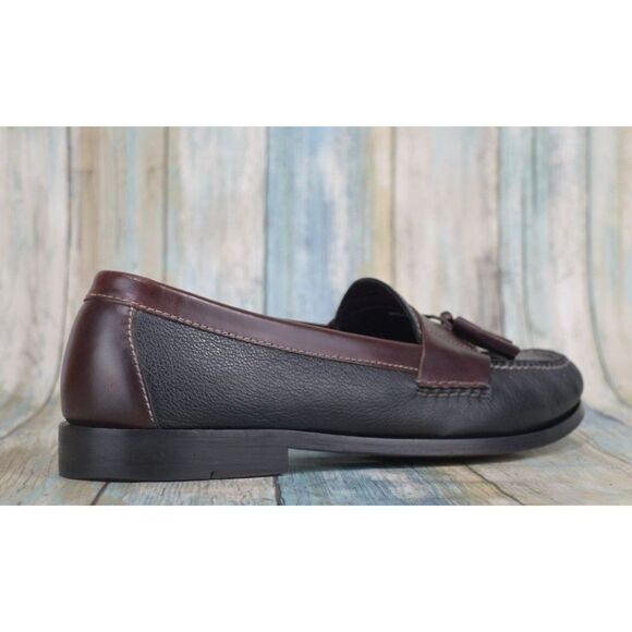 Cole Haan Pinch Tassel Loafers Size 10 Black Brown Leather Dress Shoes C02997 main image 11